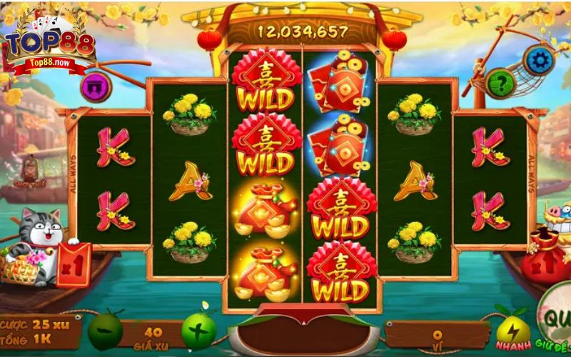 Game có nhiều biểu tượng may mắn và hệ số thưởng khác nhau