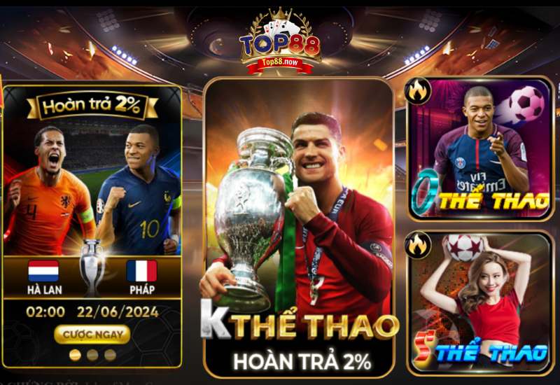 Tìm hiểu sảnh Thể thao hoàn trả 2% của cổng game