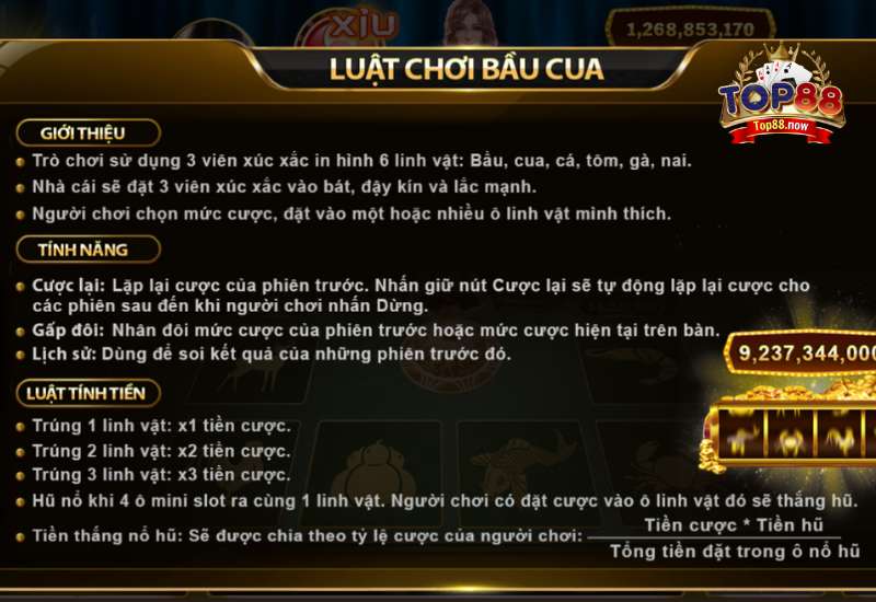 Luật chơi bầu cua game thủ cần biết