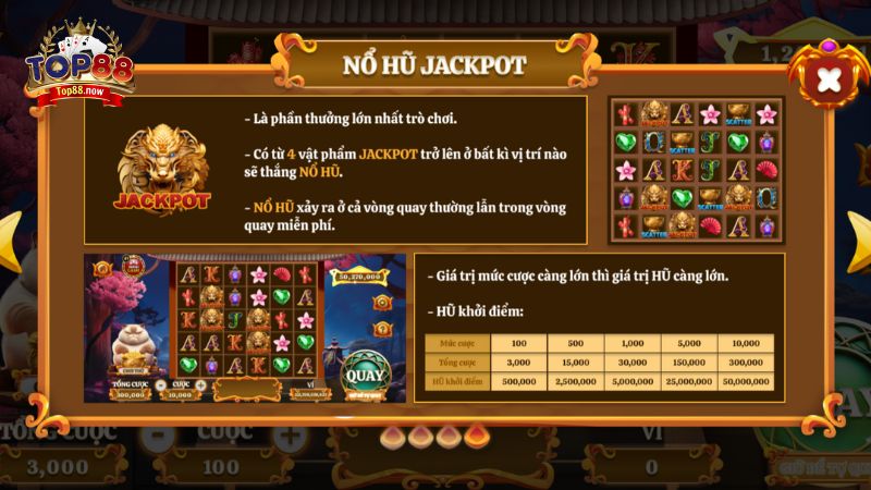 Hũ Jackpot giá trị đang đợi chờ người may mắn