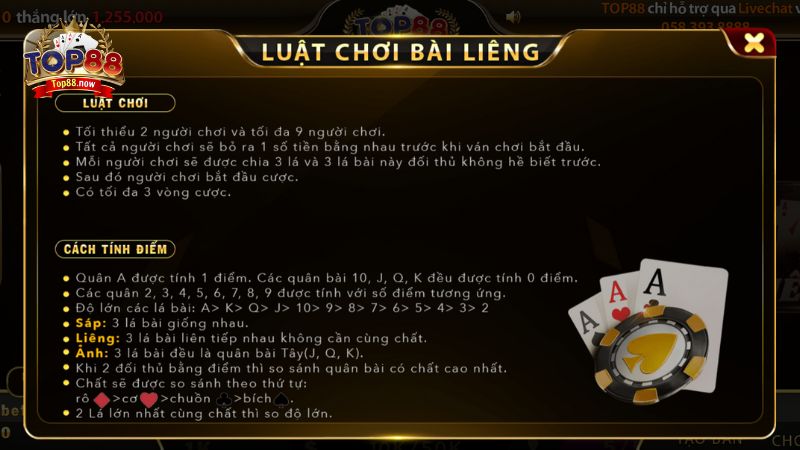 Luật chơi Liêng online đơn giản, dễ tiếp cận